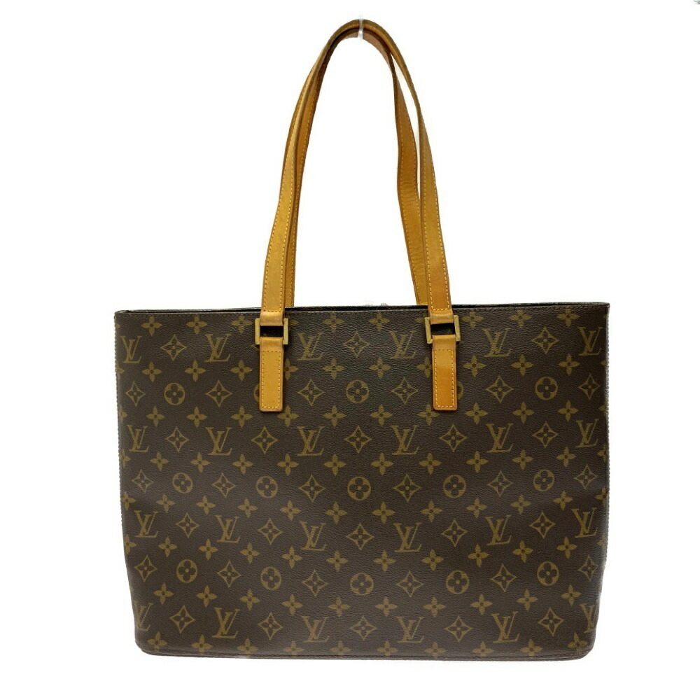 LOUIS VUITTON Monogram Luco Shoulder Bag Brown